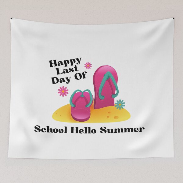 Item preview, Happy Last day of school hello summer designed and sold by formylovelydog.