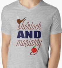 Sherlock and Moriarty Men's V-Neck T-Shirt