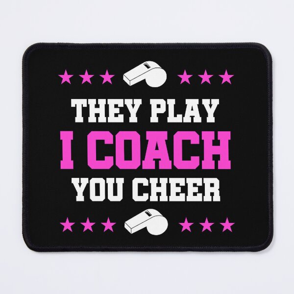 Item preview, They Play I Coach You Cheer Cheerleading Coach Gift designed and sold by haselshirt.