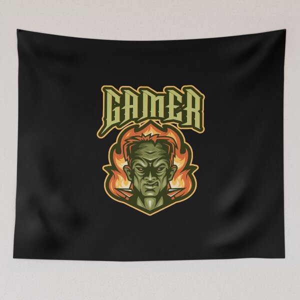 Item preview, Gamer with Scary Holiday Character designed and sold by PRIVARSHU.