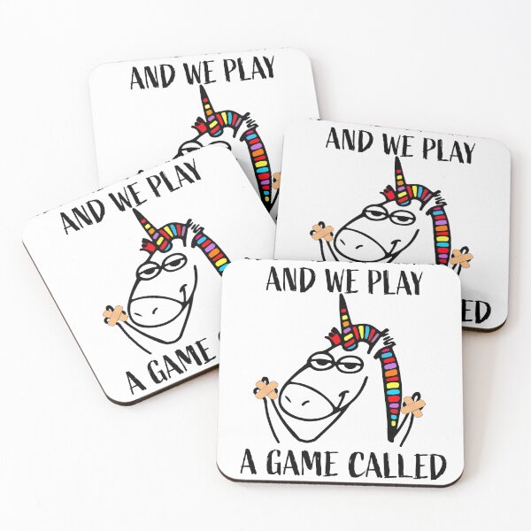Item preview, Unicorn Shirt PISS ME OF AGAIN A GAME CALLED DUCT, DUCT, TAPE designed and sold by Steve Kane.