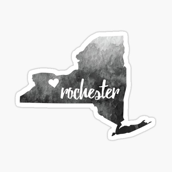 Rochester– grey Sticker