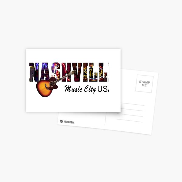 Artikel-Vorschau von Nashville Musik-Stadt USA, designt und verkauft von Ken Bradford.