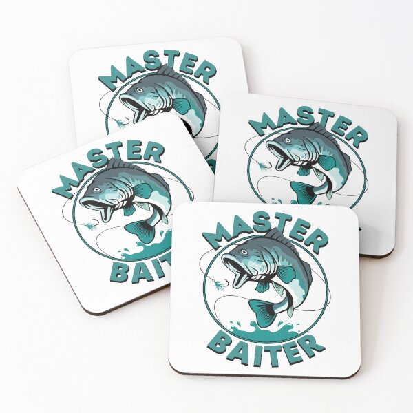 Item preview, Master Baiter Funny Sarcastic Pun Angler Fishing Lover Humor Fisherman Fathers Day  designed and sold by Bad Kitty Designz.