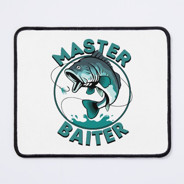 Item preview, Master Baiter Funny Sarcastic Pun Angler Fishing Lover Humor Fisherman Fathers Day  designed and sold by Bad Kitty Designz.
