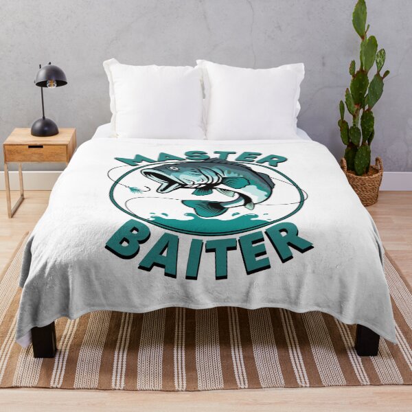 Item preview, Master Baiter Funny Sarcastic Pun Angler Fishing Lover Humor Fisherman Fathers Day designed and sold by Bad Kitty Designz.