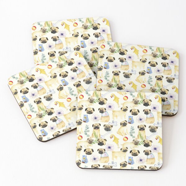 Item preview, Pug dog lover pattern designed and sold by Lolly's Lane Shoppe.