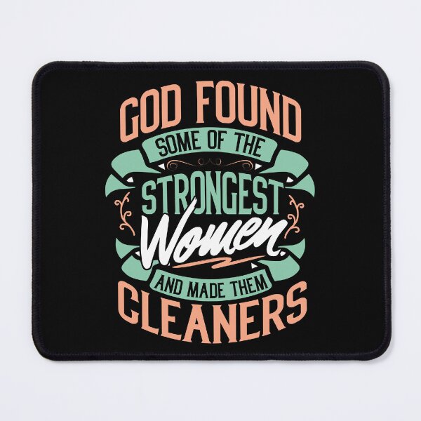 Item preview, Strong Woman Cleaners Profession Gift Idea designed and sold by haselshirt.