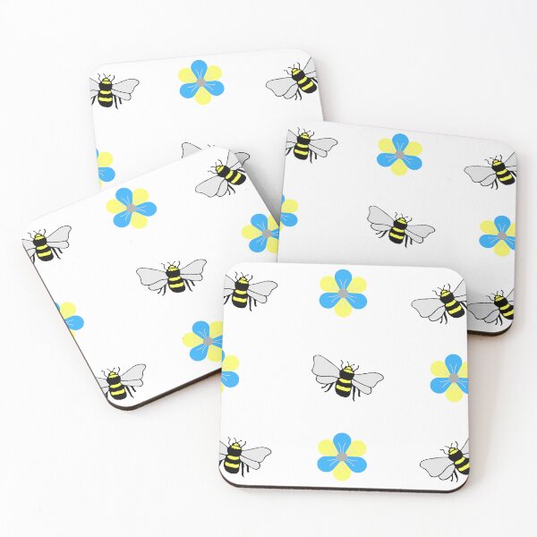 Item preview, Bees and  Flowers designed and sold by ByMilagra.