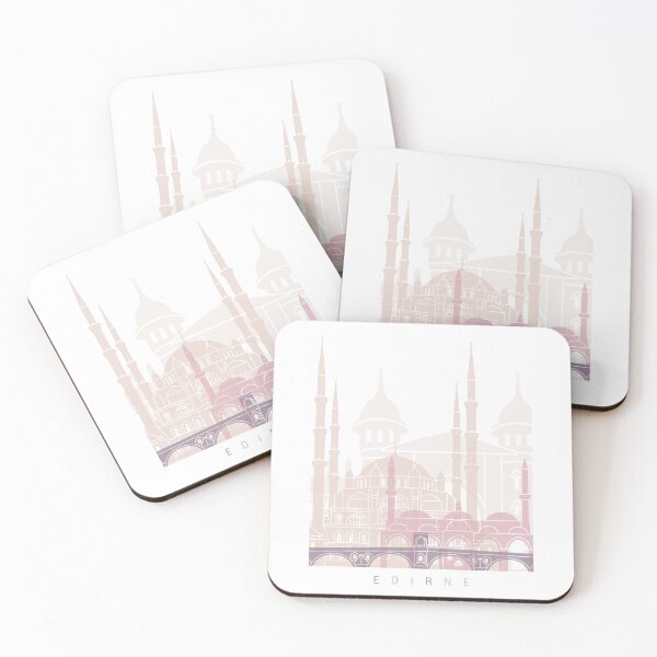 Item preview, EDIRNE SKYLINE POSTER PASTEL designed and sold by paulrommer.