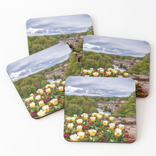 Item preview, knaresborough Viaduct And Spring Tulips designed and sold by Paul Thompson Photography.