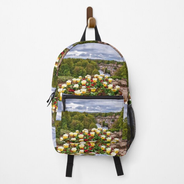 Item preview, knaresborough Viaduct And Spring Tulips designed and sold by Paul Thompson Photography.