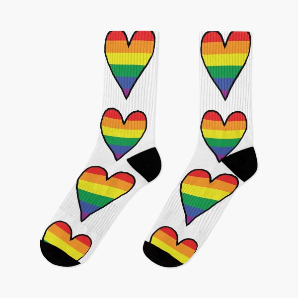 Item preview, Heart Pride Stripes on Valentines Day designed and sold by ellenhenry.