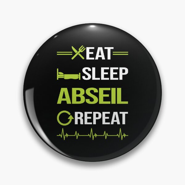 Item preview, Funny Eat Sleep Repeat Abseiling Abseil designed and sold by HappyTshirt1239.