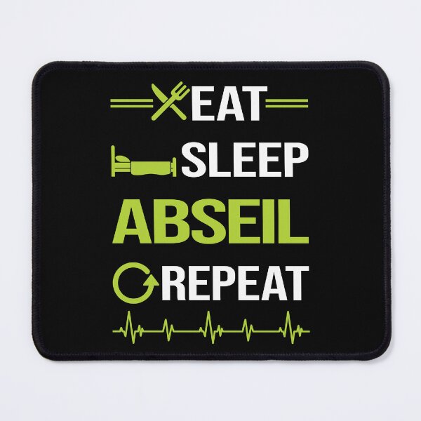 Item preview, Funny Eat Sleep Repeat Abseiling Abseil designed and sold by HappyTshirt1239.