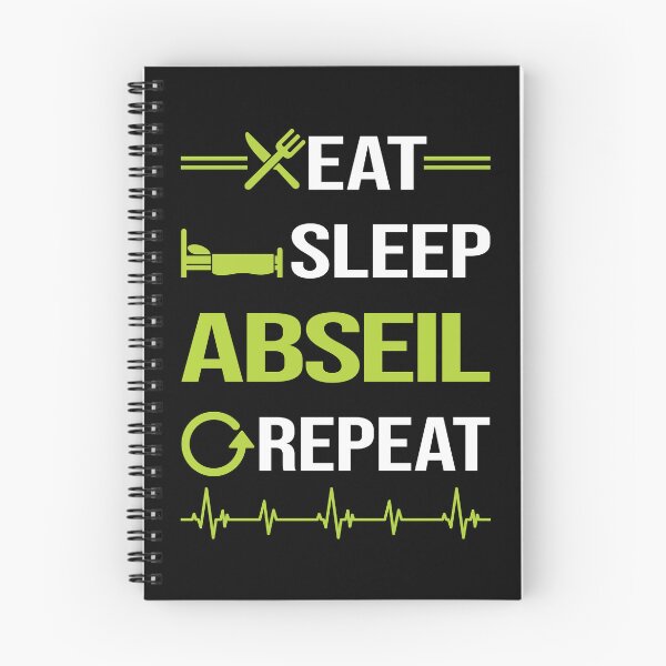 Item preview, Funny Eat Sleep Repeat Abseiling Abseil designed and sold by HappyTshirt1239.