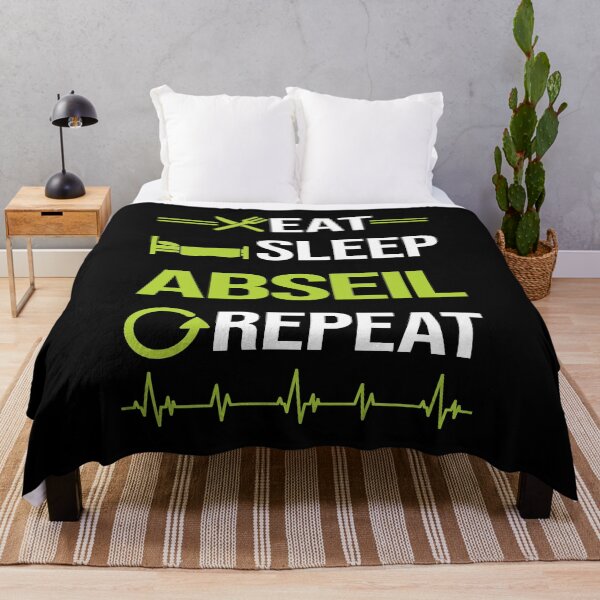 Item preview, Funny Eat Sleep Repeat Abseiling Abseil designed and sold by HappyTshirt1239.
