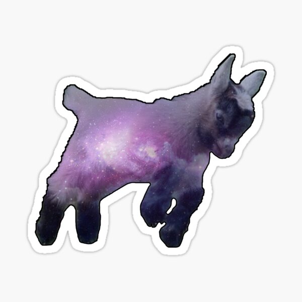 Vista previa del artículo con la obra «Cabra Galaxia Bebé», diseñado y vendido por JOHNNNNNCENNAAA.