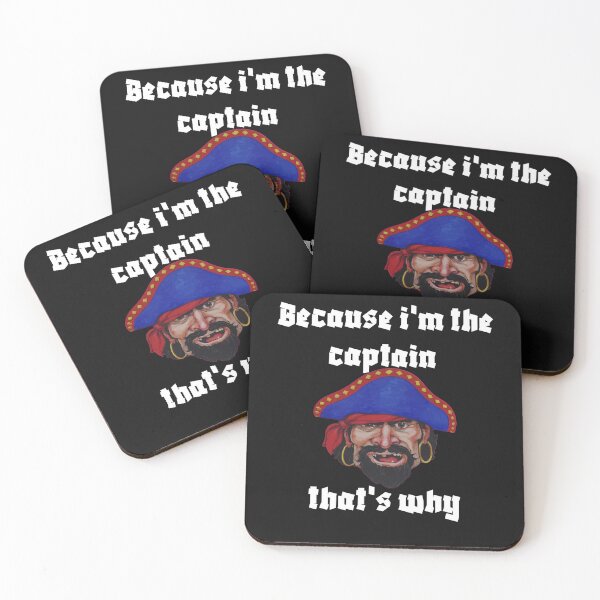 Aperçu de l'œuvre Because i'm the captain that's why créée et vendue par SamShop ⭐⭐⭐⭐⭐.