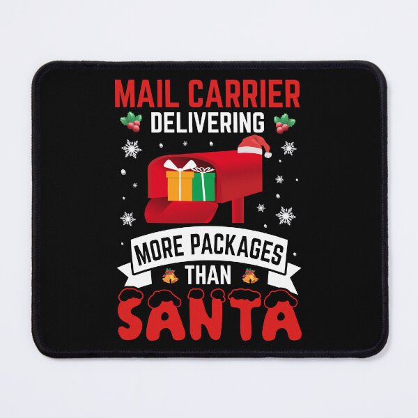 Item preview, Christmas Funny Holiday Mailman Saying Postman designed and sold by haselshirt.