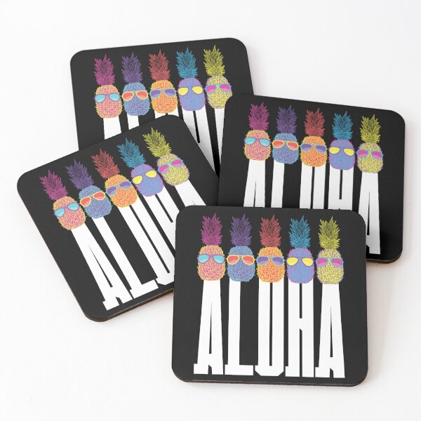 Item preview, Funny Summer Vacay Beach Aloha White Tall Text Pineapples designed and sold by dass-art.