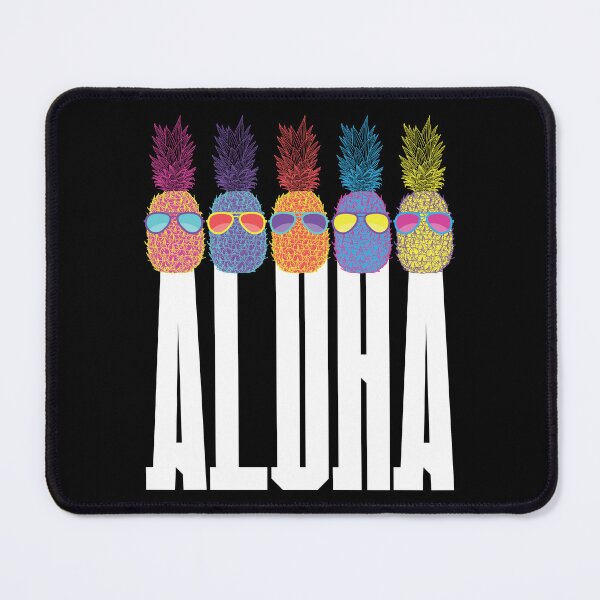 Item preview, Funny Summer Vacay Beach Aloha White Tall Text Pineapples designed and sold by dass-art.