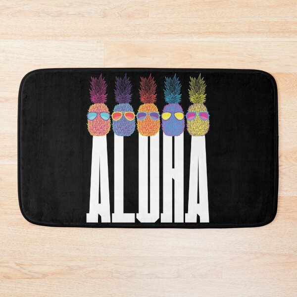 Item preview, Funny Summer Vacay Beach Aloha White Tall Text Pineapples designed and sold by dass-art.