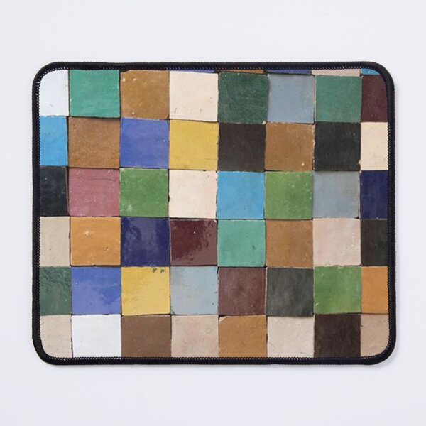 Item preview, zellige moroccan mosaic tilework, traditional moroccan art designed and sold by NoetherSym.