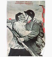 USSR CCCP Cold War Soviet Union Propaganda Posters Poster