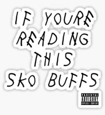 If Youre Reading This Sko Buffs Sticker