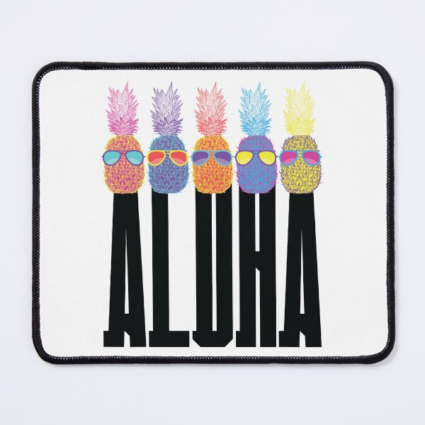 Item preview, Funny Summer Vacay Beach Aloha Black Tall Text Pineapples designed and sold by dass-art.