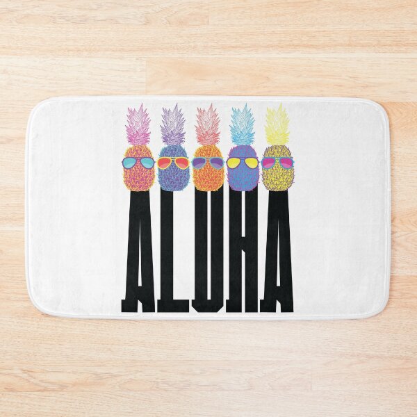 Item preview, Funny Summer Vacay Beach Aloha Black Tall Text Pineapples designed and sold by dass-art.