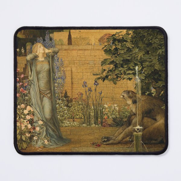 Item preview, Beauty and the Beast by Joseph Edward Southall - Vintage Art designed and sold by RickE.