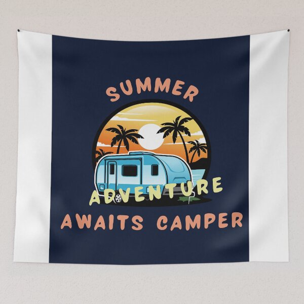 Item preview, Summer Adventure Awaits Camper designed and sold by formylovelydog.