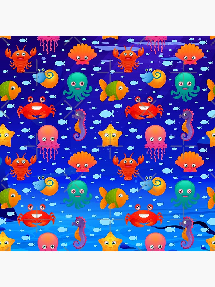 cute-sea-animals-seamless-pattern-under-water-life-under-water