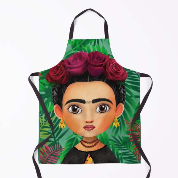 Aperçu de l'œuvre Frida Kahlo - Roses - D23 créée et vendue par MVG designs.