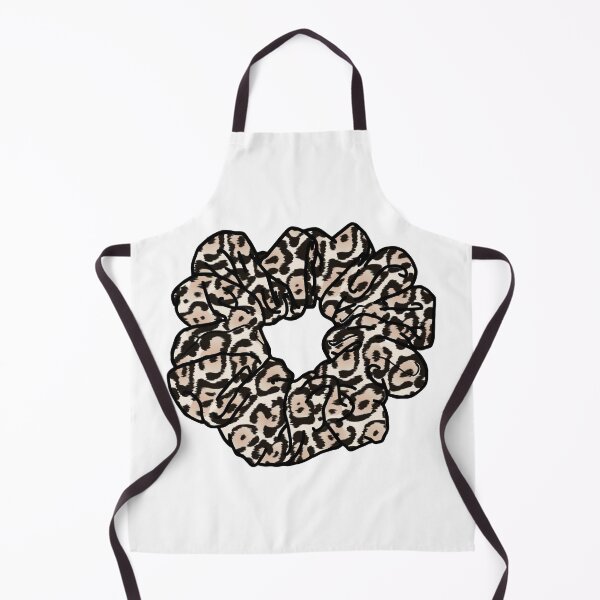 Item preview, VSCO Girl Real Leopard texture Hair Scrunchie  designed and sold by EpicCreation.