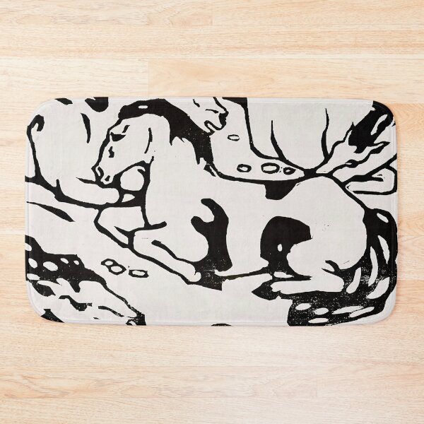 Item preview, Resting Horses by Franz Marc designed and sold by WonderweissStudio.
