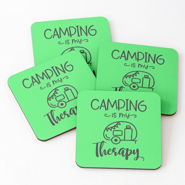 Item preview, Camping is my therapy designed and sold by Delicarte.