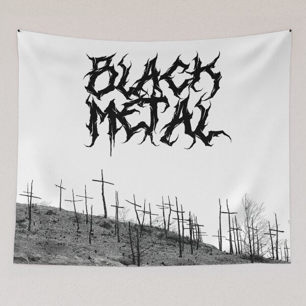Item preview, Black Metal Crosses - Metal Fan - Black Metal Music designed and sold by BOHEMIASMA.