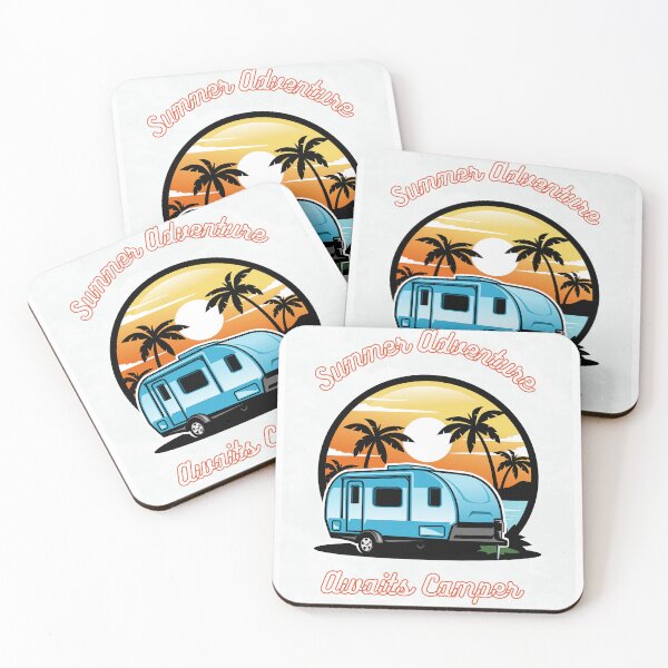 Item preview, Summer Adventure Awaits Camper designed and sold by formylovelydog.