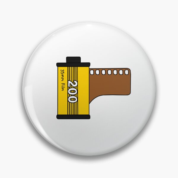 Item preview, 35mm Film Roll | Yellow & Black 200 Analog Film Canister designed and sold by OhLuna.