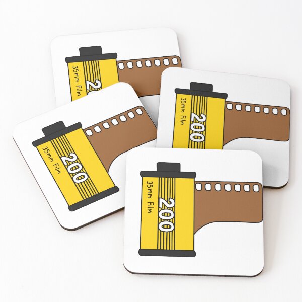 Item preview, 35mm Film Roll | Yellow & Black 200 Analog Film Canister designed and sold by OhLuna.