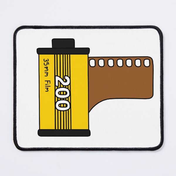 Item preview, 35mm Film Roll | Yellow & Black 200 Analog Film Canister designed and sold by OhLuna.