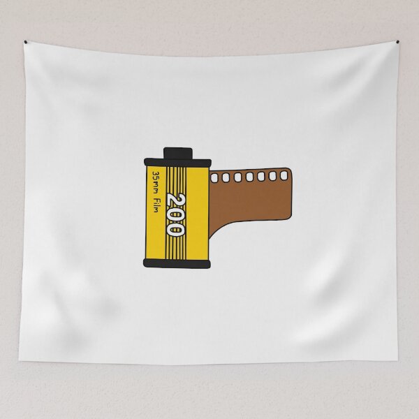 Item preview, 35mm Film Roll | Yellow & Black 200 Analog Film Canister designed and sold by OhLuna.