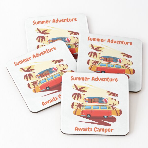 Item preview, Summer Adventure Awaits Camper designed and sold by formylovelydog.