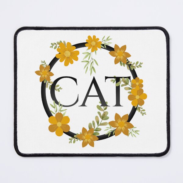 Item preview, Cat Floral Print designed and sold by Styler Design.