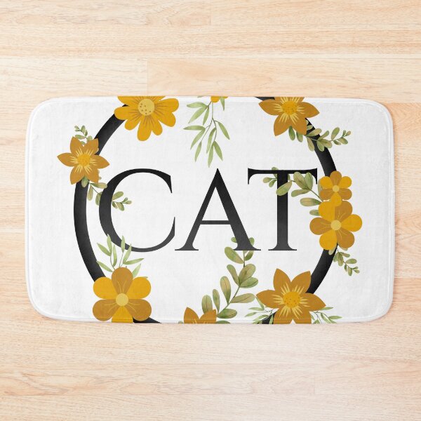 Item preview, Cat Floral Print designed and sold by Styler Design.
