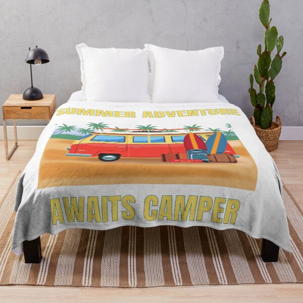 Item preview, Summer Adventure Awaits Camper designed and sold by formylovelydog.