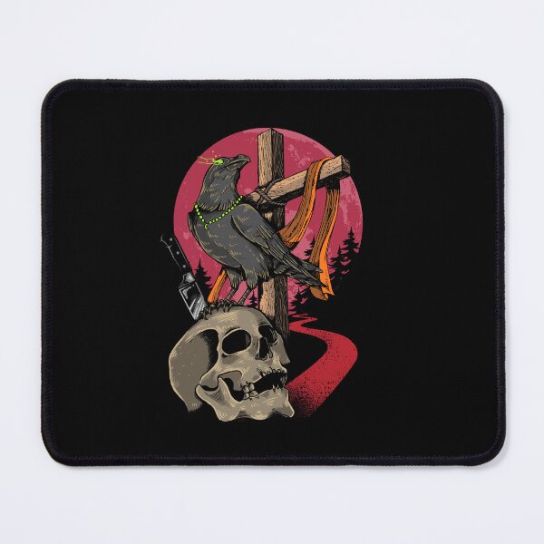 Item preview, Crow God Skull Cross Bringer of Death designed and sold by BakaOutfit.